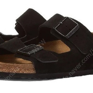 버켄스탁 아리조나 SFB 블랙 스웨이드 Birkenstock Arizona SFB Black Suede ( UK 8 / EU 42 Size )