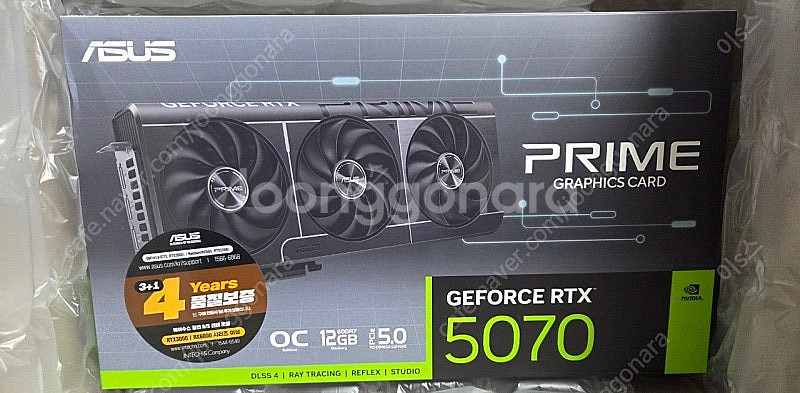 택포) 아수스 rtx5070 프라임 oc 그래픽카드 미...--0