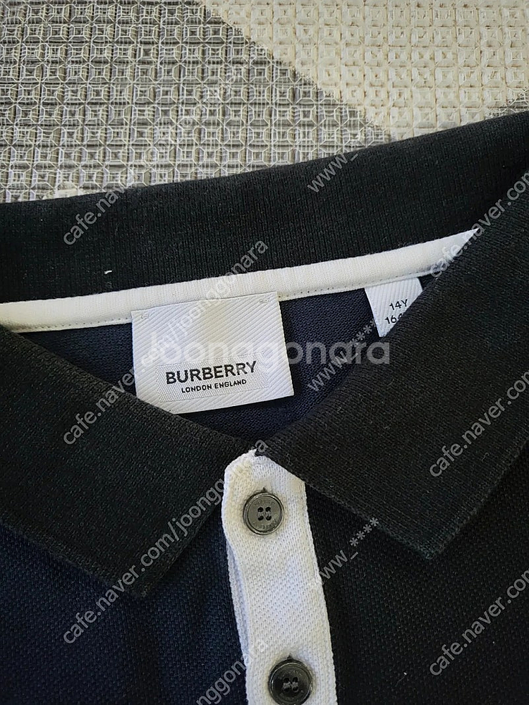 버버리 키즈 반팔 폴로티 14y--1