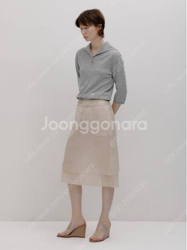 파르벵 레이어드 스커트 베이즈 s사이즈--0