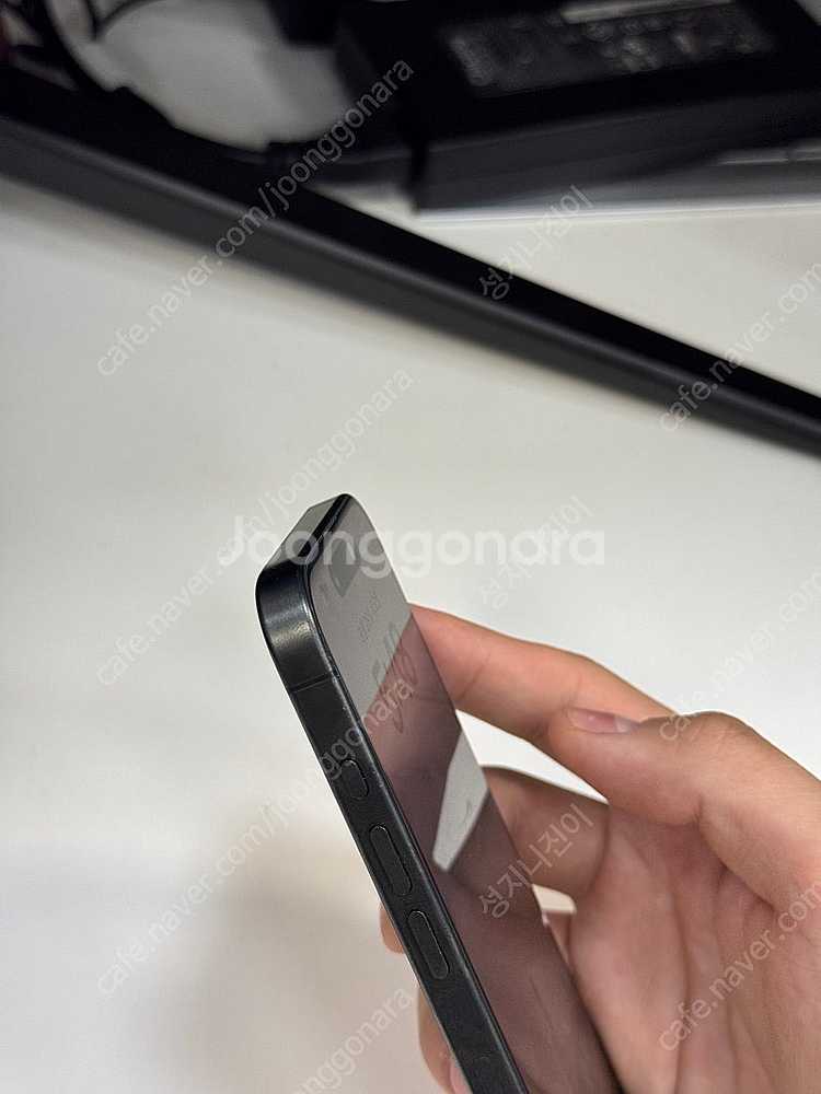 아이폰15프로 블랙 256GB +애플케어포함--2