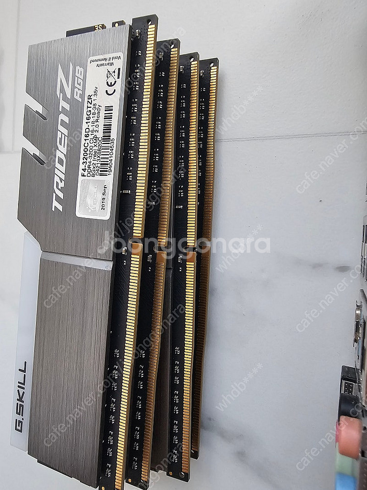 인텔 9900ks cpu 및 보드 램 판매--3