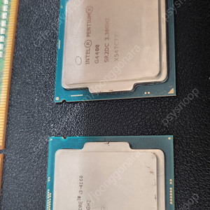 i3 4160/G4400/DDR3 12800 4G 2개 일괄