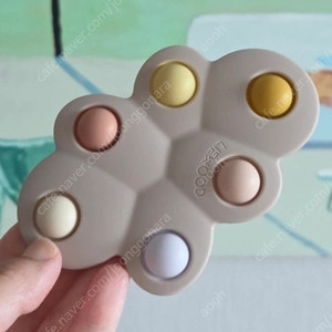 리우드 푸쉬팝 소근육발달 아기장난감 (노키모어 감성템)