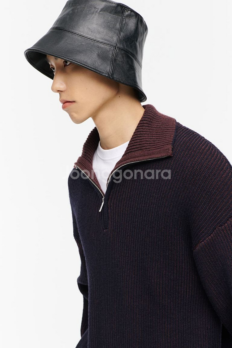 H&M 하프집업 니트--0