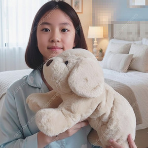 새것 대형43cm 인절미 댕댕이 선물 인절미 댕댕이 골든리트리버 인형 강아지 인형 백팩 가방