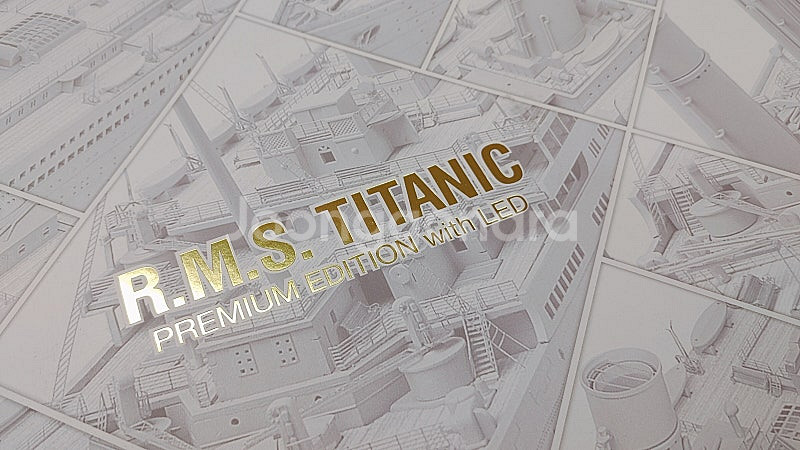 1/400 R.M.S 타이타닉 LED 프리미엄 에디션 50주년 한정판 팝니다.--1