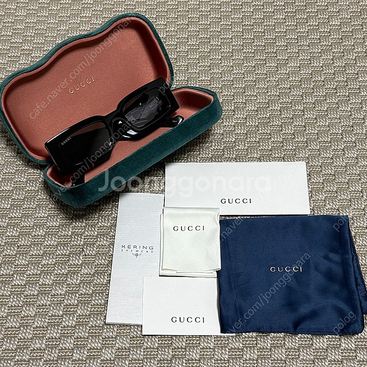 (OS) Gucci 구찌 랙탱귤러 스퀘어 GG템플 선글...--1