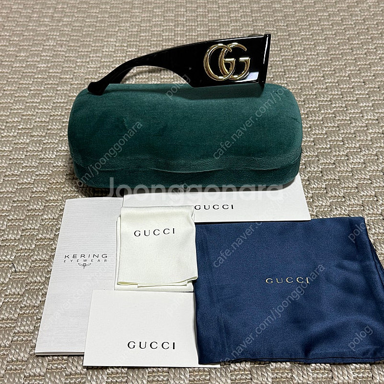 (OS) Gucci 구찌 랙탱귤러 스퀘어 GG템플 선글...--4