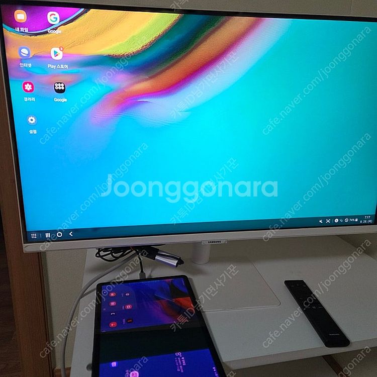 갤럭시탭S5E LTE 64기가( 액정 케이블 파손)--1