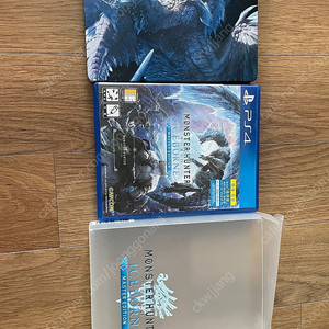 ps4 몬스터헌터 월드 아이스본 마스터에디션 팝니다.