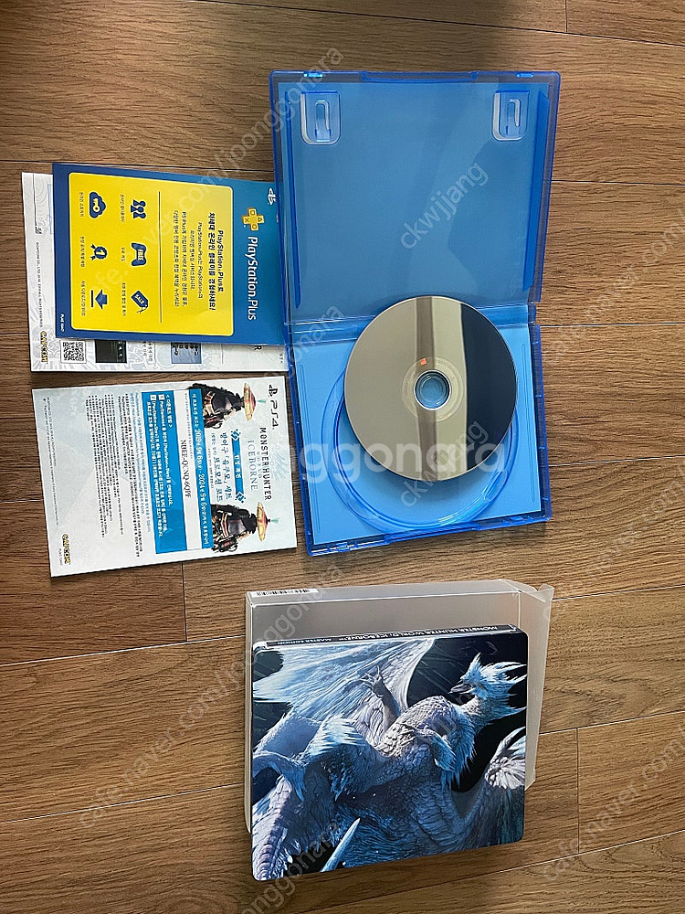 ps4 몬스터헌터 월드 아이스본 마스터에디션 팝니다.--1