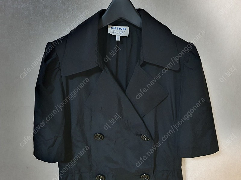 한섬 더스토어 THE STORE 더블 버튼 티어드 셔츠 원피스 이미지