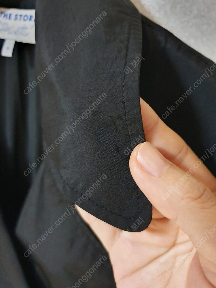 한섬 더스토어 THE STORE 더블 버튼 티어드 셔츠 원피스 이미지