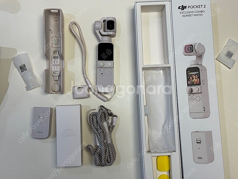 DJI 오즈모 포켓2 선셋 화이트 (한정판) 박스--0
