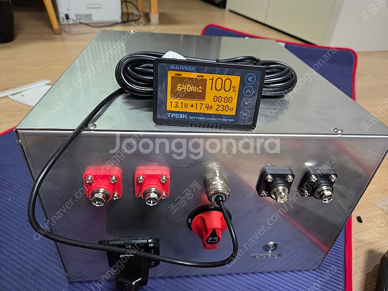 인산철대용량 파워뱅크 12v 24v 인산철배터리--5