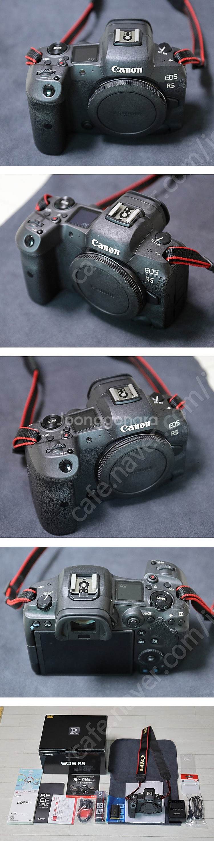 정품 박스풀, 캐논 EOS R5, RF 28-70 F2...--0