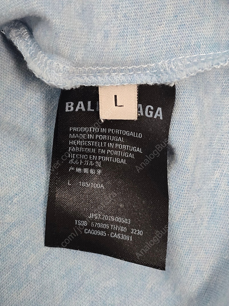 발렌시아가 반팔티셔츠 L사이즈--5