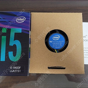 인텔CPU i5-9400F 쿨러포함 박스개봉 새제품