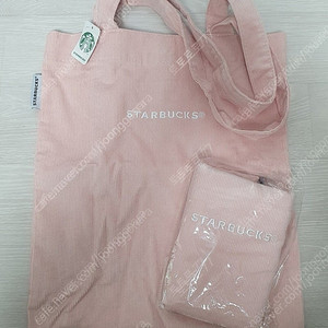 스타벅스 코듀로이 에코백