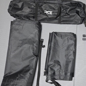 RCE 300D 블랙코팅 렉타타프 사이드월 일괄 블랙