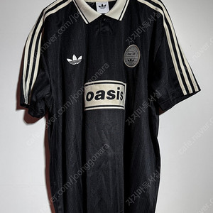 오아시스 아디다스 자카드 저지 (블랙- UK사이즈L)