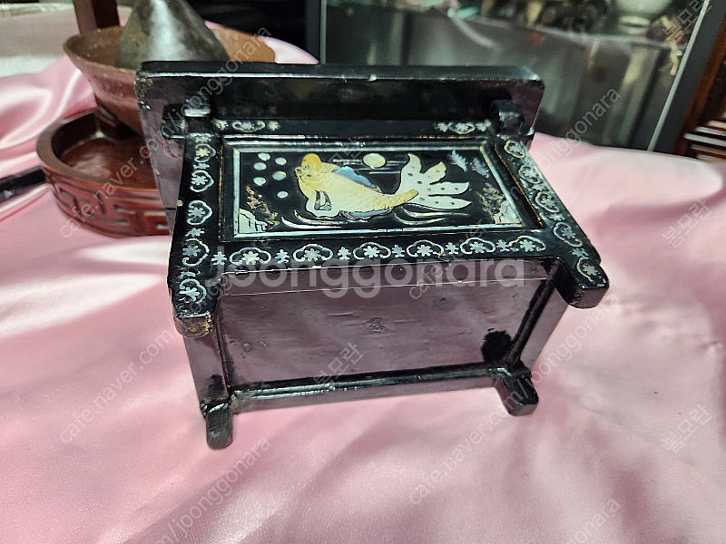 근대사//통영자개 돈통--5