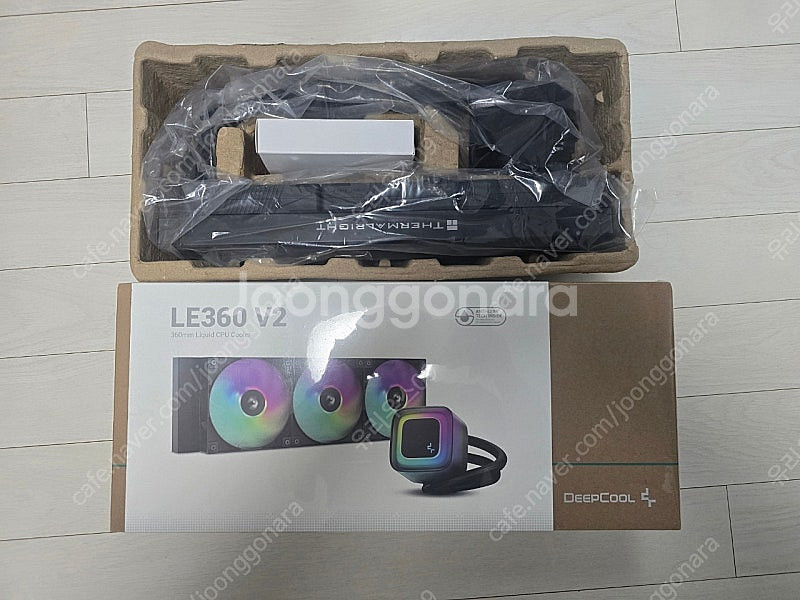 써멀라이트 묠니르 360 수냉쿨러 벌크 서린정품 새상품...--0