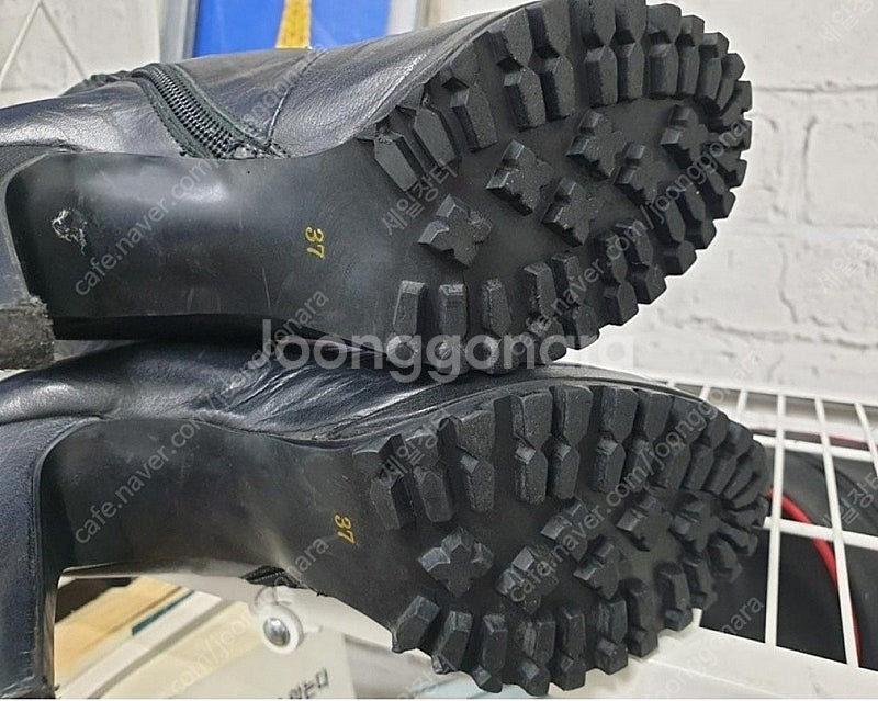 피카피 소가죽 여성 하이힐 지퍼 롱부츠 (225mm) ...--7