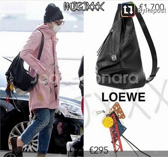 로에베 LOEWE 안톤백팩 (지드래곤 착용모델)--5
