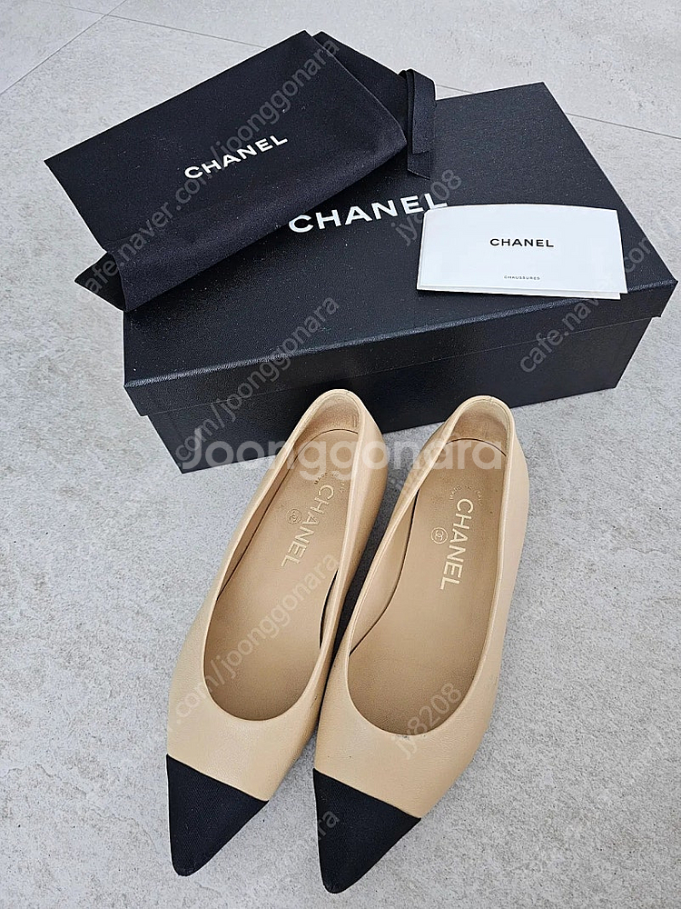 샤넬 발레리나 플랫 36--0
