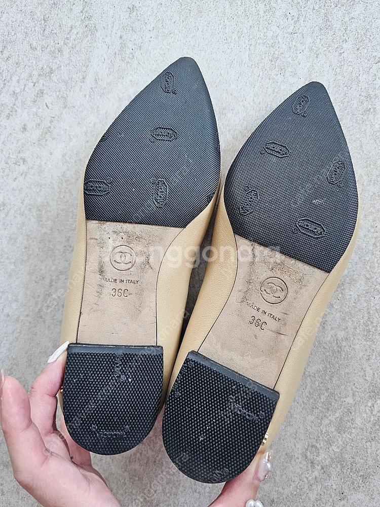 샤넬 발레리나 플랫 36--7