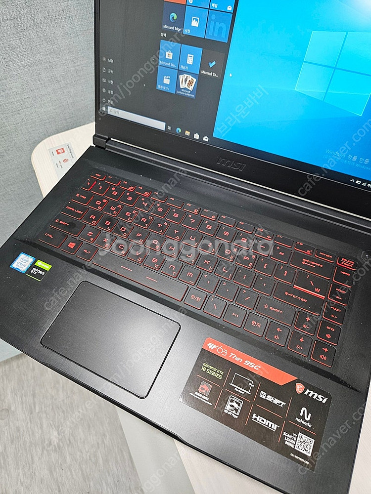 MSI 게이밍 노트북 WF63 Thin 9SC--1