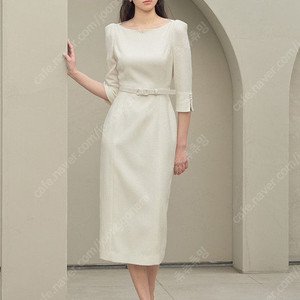 플로움 클래식 다이애나 드레스 Classic Diana Dress 아이보리 xs