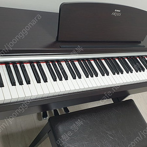YAMAHA ] 야마하 피아노(의자, 헤드셋, 악보, 설명서 포함)