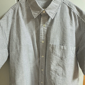 홀리선 Poole Oxford 스트라이프 셔츠 네이비 S 사이즈 판매