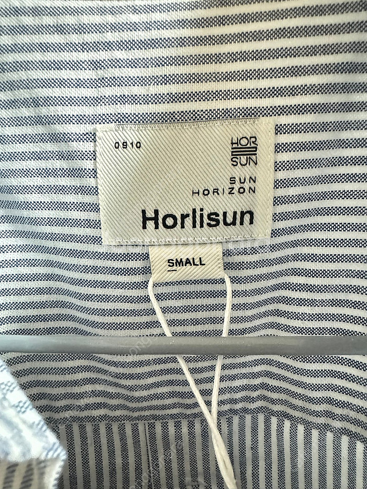 홀리선 Poole Oxford 스트라이프 셔츠 네이비 ...--1