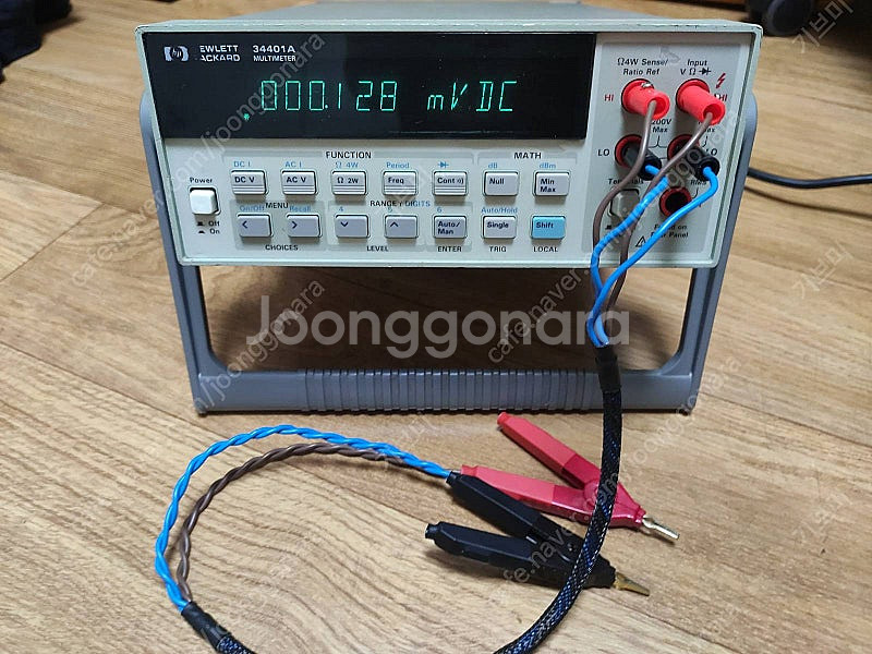 HP 34401A 6.5 digit 멀티미터--0