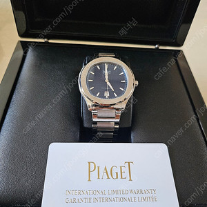 피아제 폴로 데이트 42mm 청판