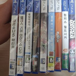 ps4, ps5 밀봉게임9개 일괄택포10만원에 팝니다.