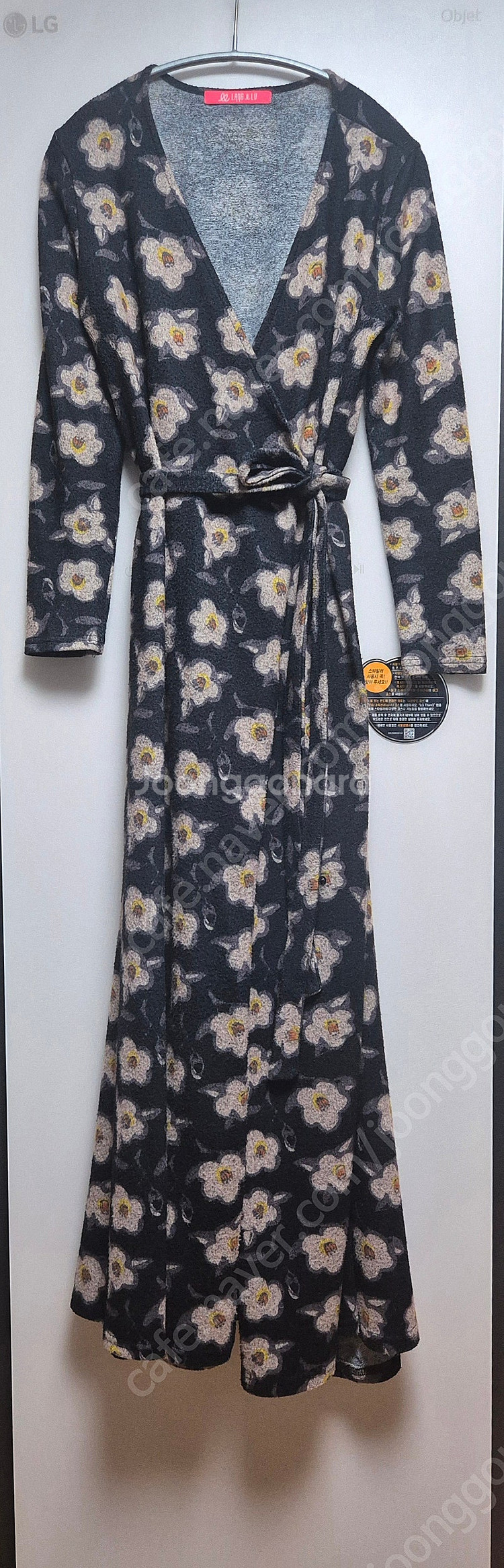 [택포] 랭앤루 비비엔느 FW 니트 랩 원피스--0