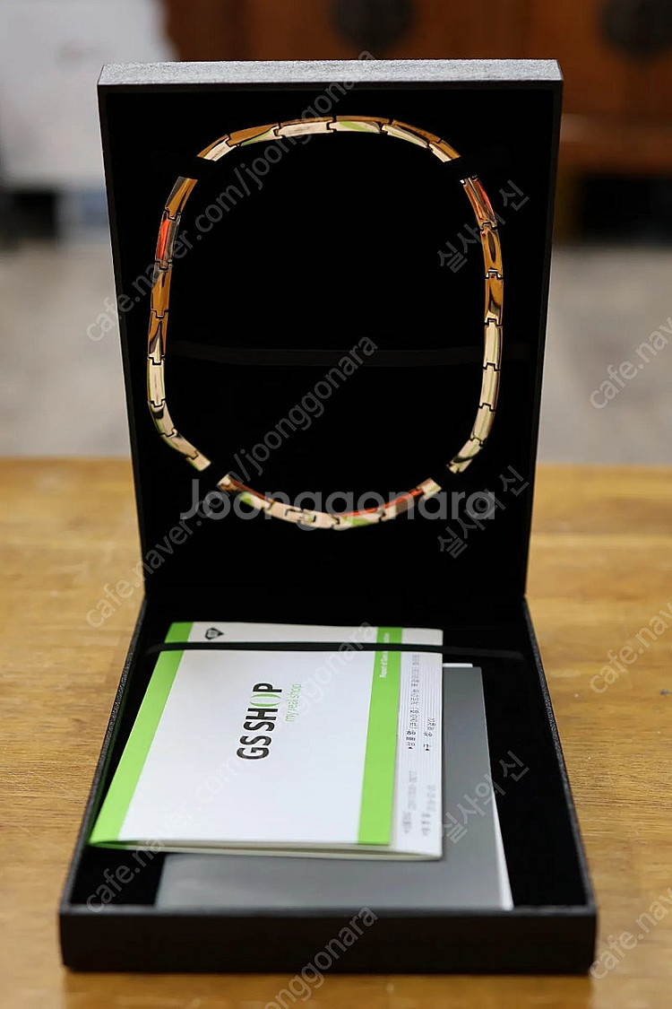 GS SHOP 홈쇼핑 정품 게르마늄 건강 목걸이 새상품--0