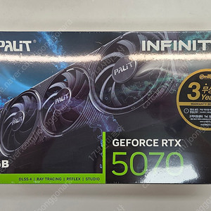 [미개봉 새상품] PALIT 팔릿 지포스 RTX 5070 INFINITY 인피니티 3 D7 12GB 이엠텍