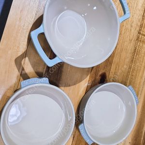 르크루제 스톤웨어 3종 세트 카술레 타파스 루크르제 르쿠르제