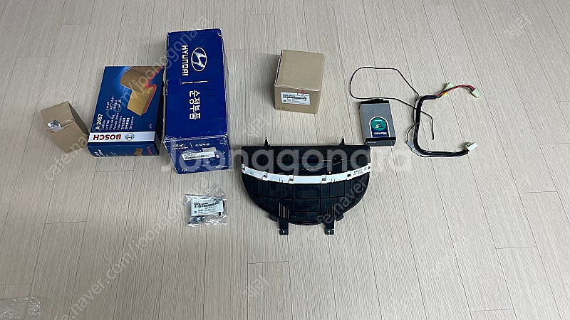 I40 부품 팝니다(클럭스프링, 스티어링 베젤, 계기판...--1