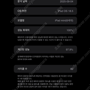 아이패드 미니6 wifi 64G (실버)