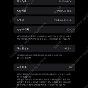 아이패드 미니6 wifi 64G (실버)