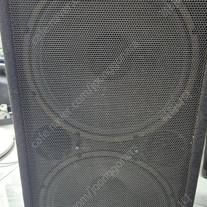 Community CSX40-S2 15인치 서브우퍼 및 앰프와 JBL M553 크로스오버