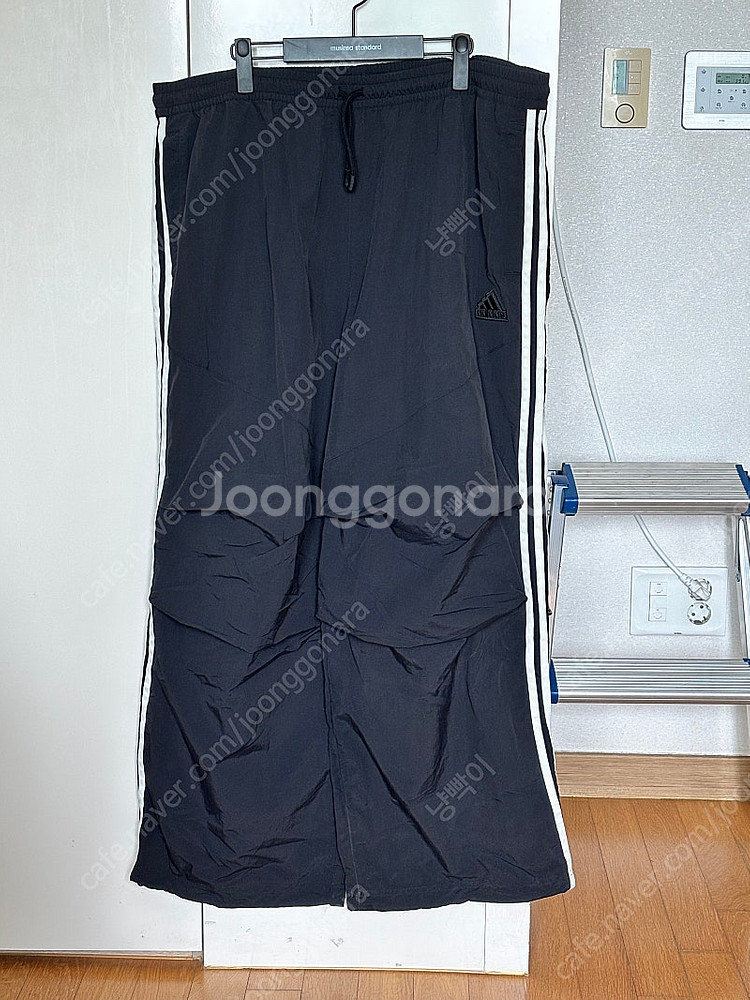 아디다스 3ST 우븐 트랙 팬츠 블랙 3XL 팝니다--1
