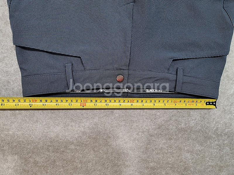 남성 33~34인치 데상트 골프웨어 바지--4